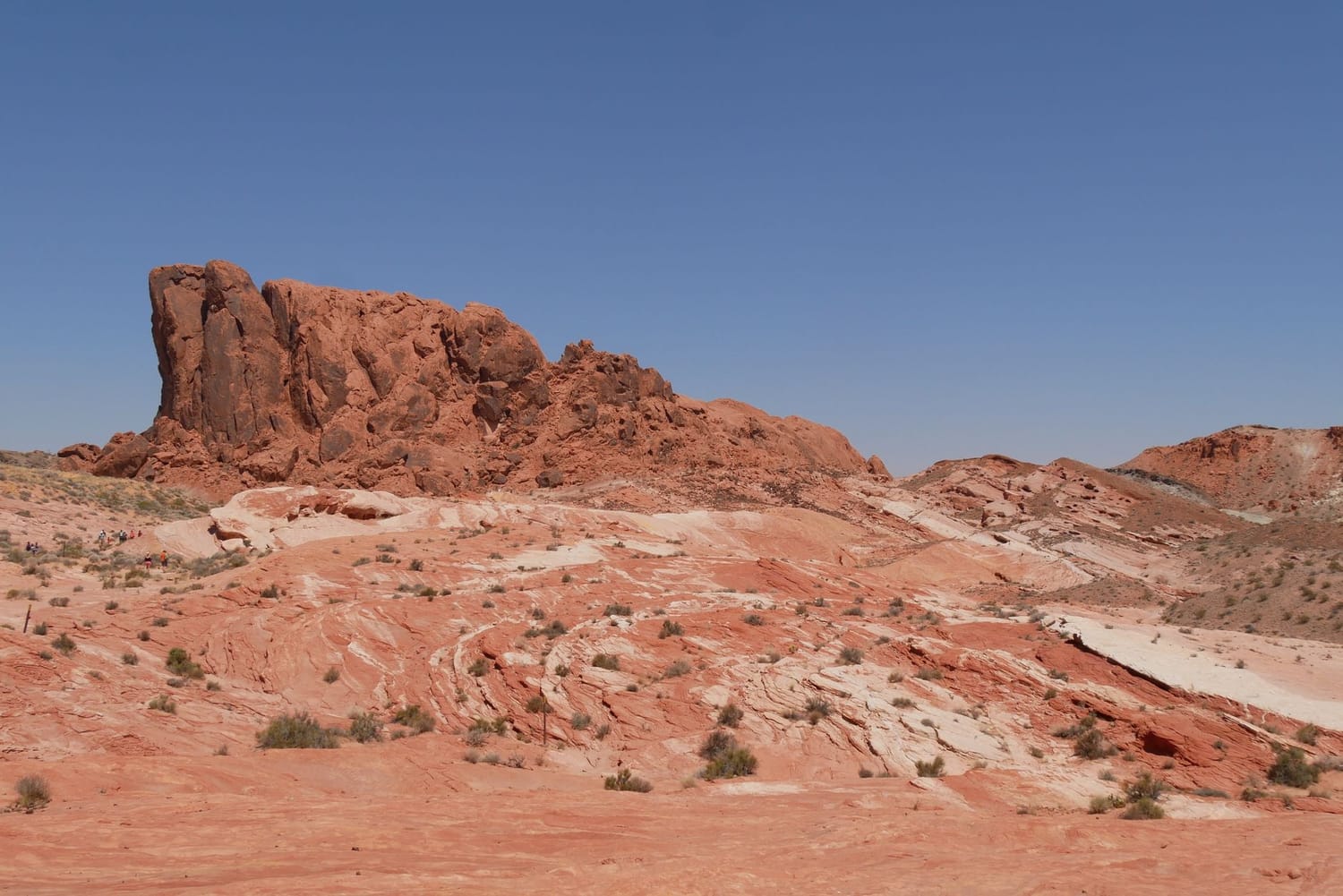 Red sandstone formation